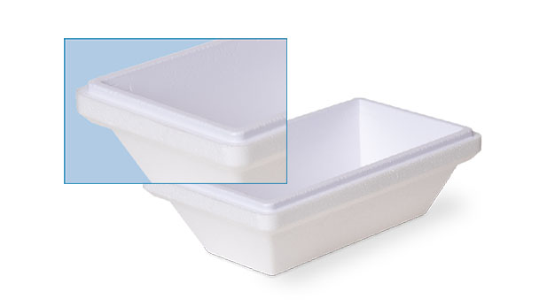 Styrofoam Ice Cream containers with built in inside