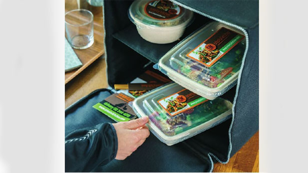 Hot2Go Biodegradable containers for hot food, for oven and microwave together with the lid