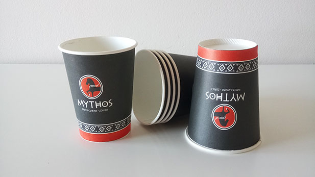 Branded Single wall coffee cups