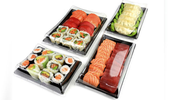 Δίσκοι και πιάτα για sushi για catering και δεξιώσεις
