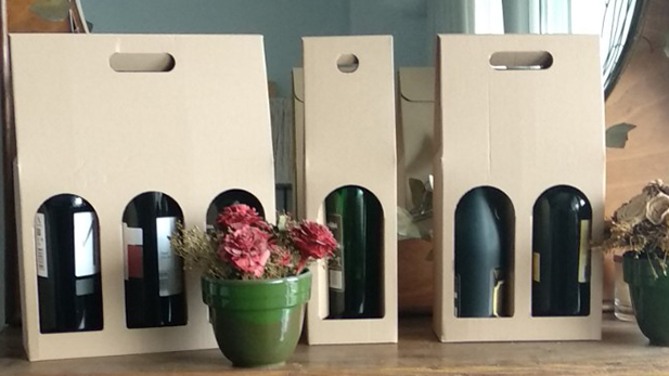 Paper wine boxes for moving