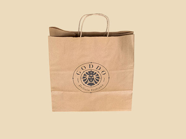 Χάρτινες κραφτ σακούλες delivery