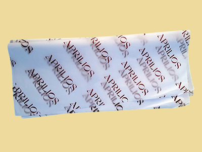 Branded tissue paper